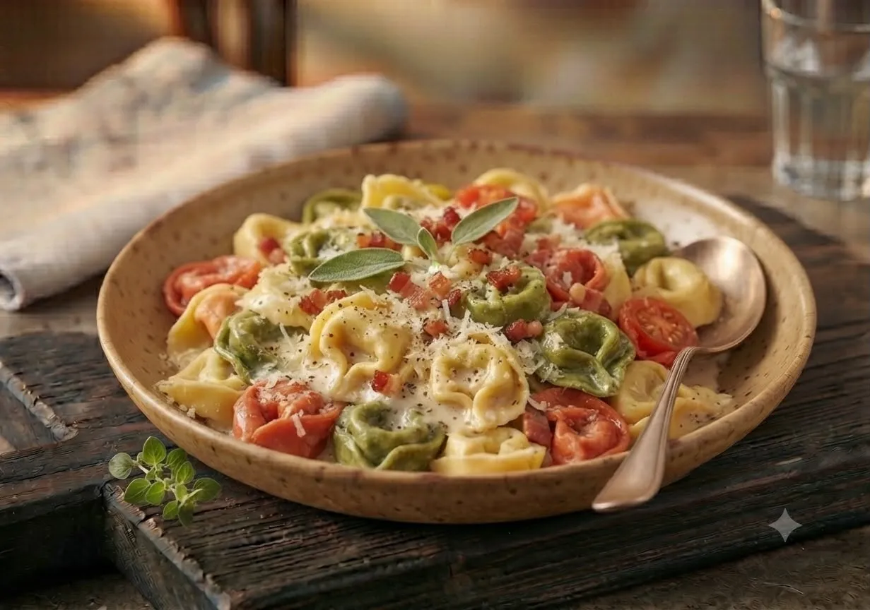 ÜÇ RENKLI TORTELLINI=700 kcal