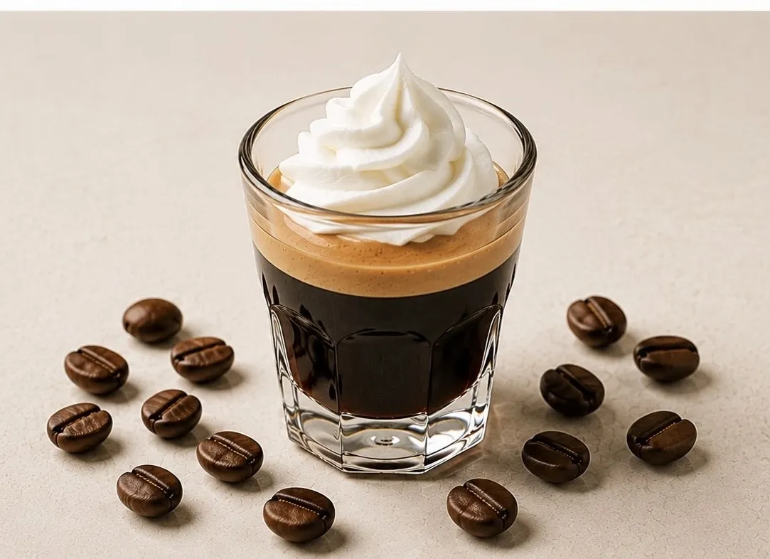 ESPRESSO CON PANNA=60 kcal
