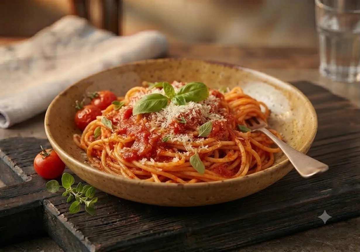 SPAGETTI NAPOLITAN=630 kcal