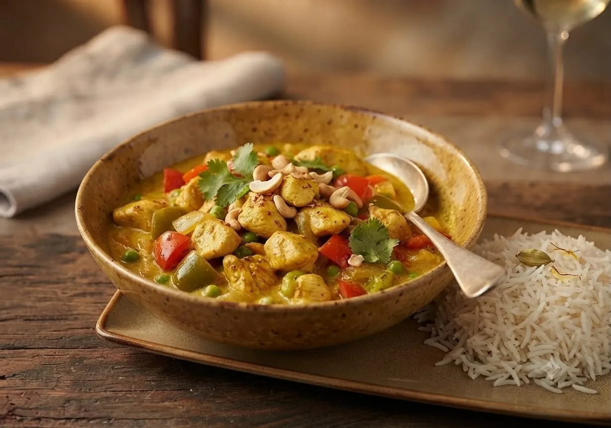 KÖRI SOSLU TAVUK=730 kcal