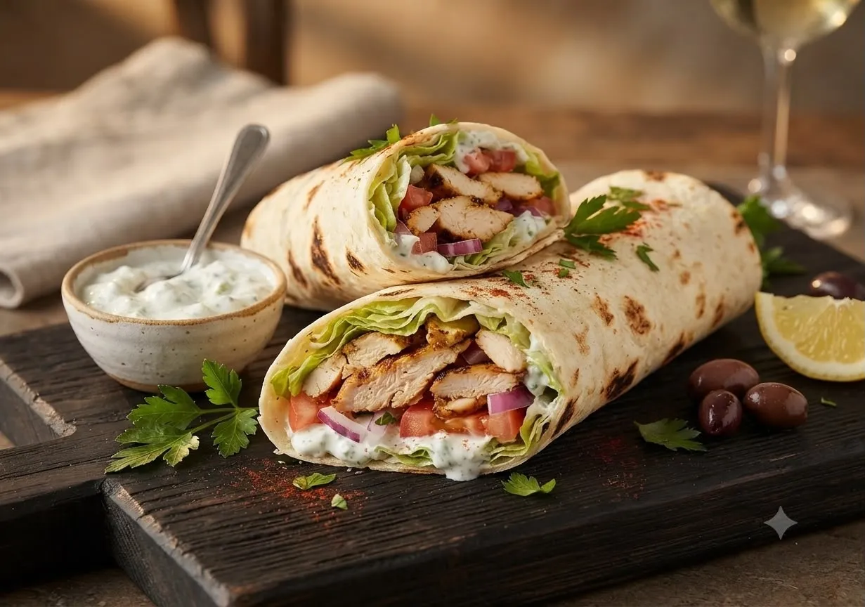 TAVUK WRAP=760 kcal